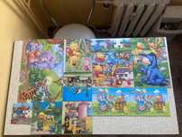 Puzzle dla dzieci- duży zestaw