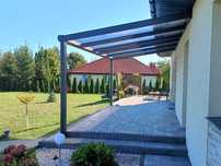 Zadaszenie tarasu aluminium 300 x 500 cm z poliwęglanem