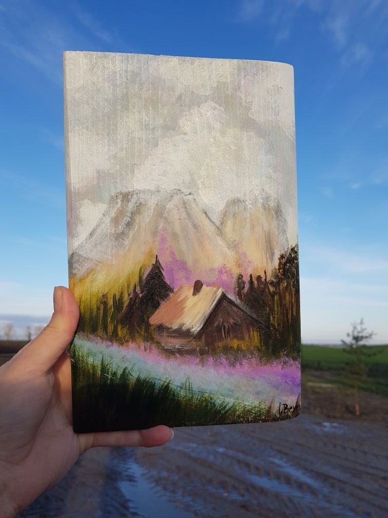 Obraz akryl na desce Domek w Tatrach, Tatry obraz