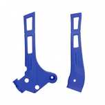 protetor de chassis polisport azul yamaha yz 125 / 250