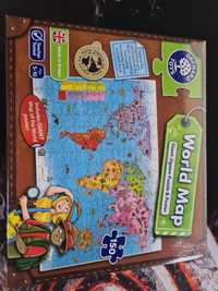 Wordl Map Giant jigsaw Puzze & Poster