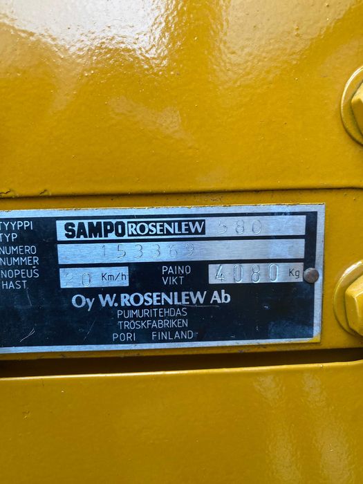 Комбайн Sampo 580 з Європи