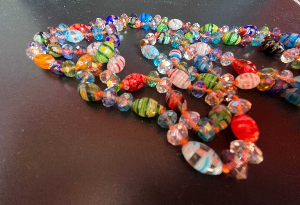 Кольє муранське скло