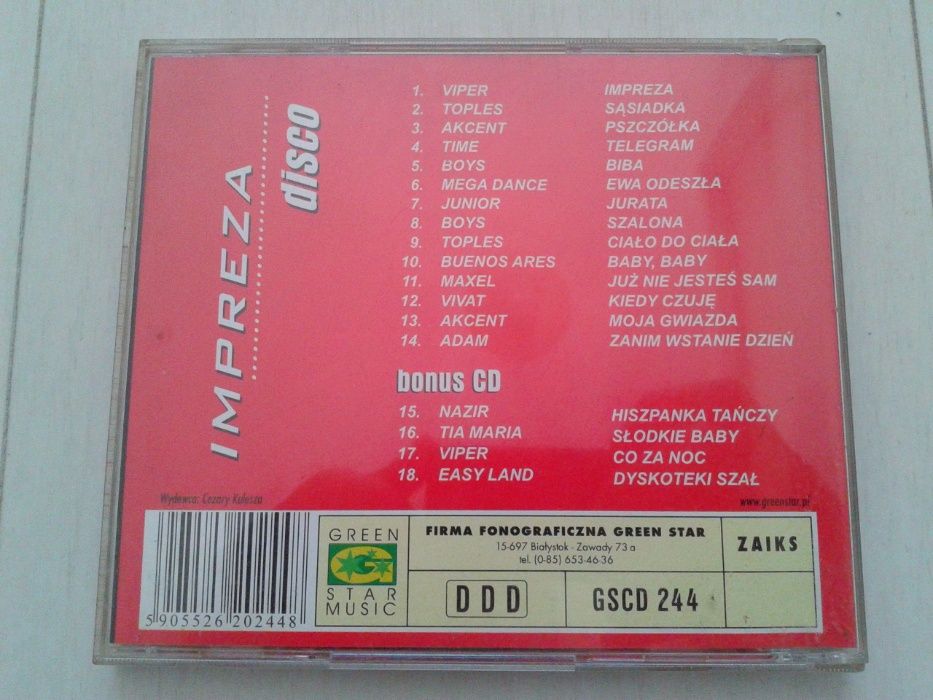 Impreza Disco CD