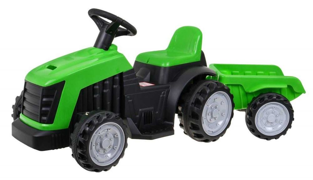 Traktor z Przyczepą Zielony TR1908T