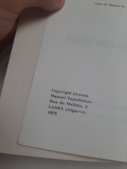 Livro na hora das confissoes manuel tapadinhas 1975