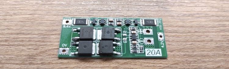 Плата Bms 2s 8,4v 20A з балансуванням