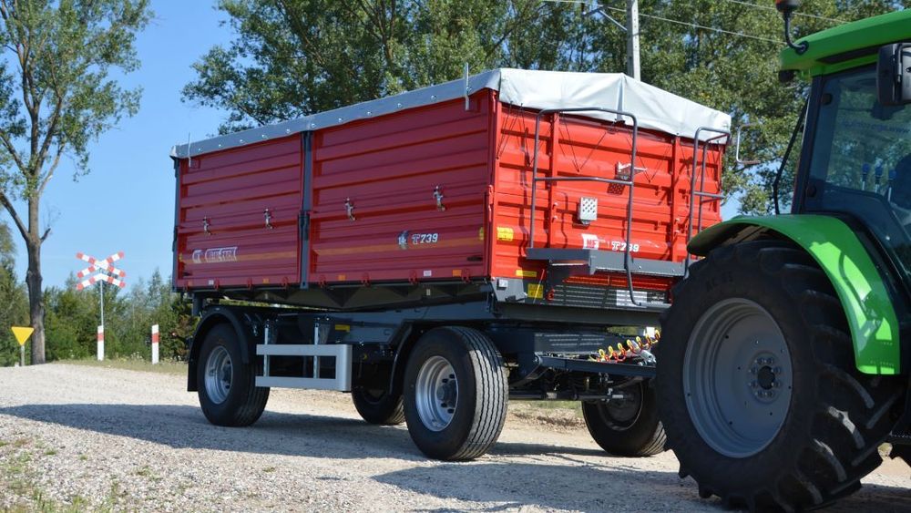 Metal-Fach T739  Przyczepa rolnicza dwuosiowa 14 t - T739