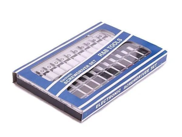 Wkrętaki precyzyjne 12szt śrubokręty torx 5-15 płaski 2-3 krzyżak etui