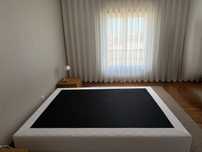 Base Patay Laminada (Apollo White) C/ deslizadores