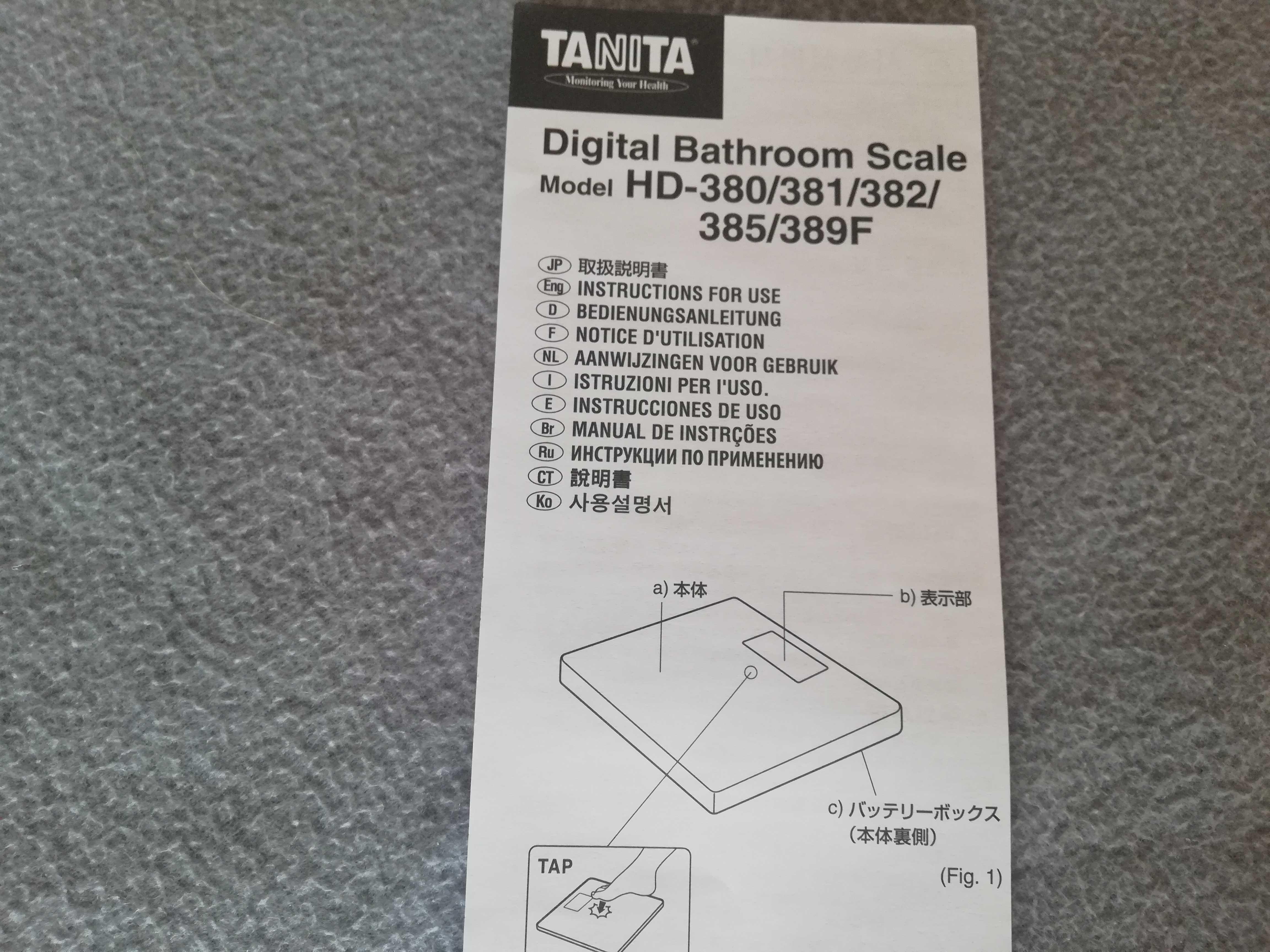 Tanita HD-380 Waga łazienkowa