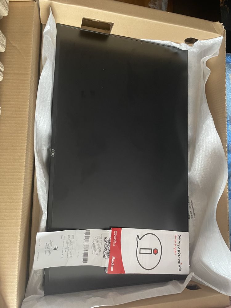 COM GARANTIA!! Monitor AOC - 27” praticamente novo!!