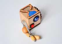 Busy Cube Dotykowa Kostka Manipulacji Montesori 5×5 cm