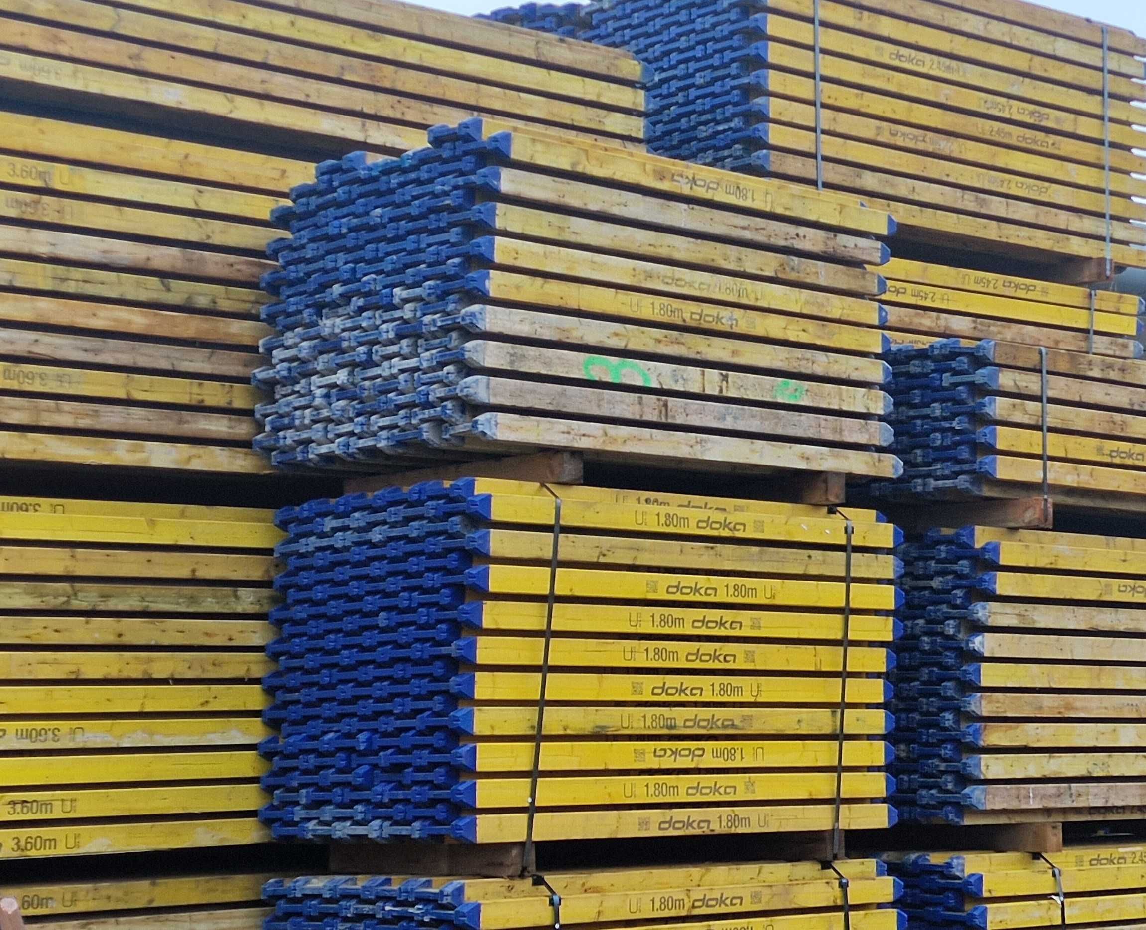 Dźwigar H20 DOKA Podpora 14KN 20KN 30KN Trójnoga Głowica Sklejka Blaty