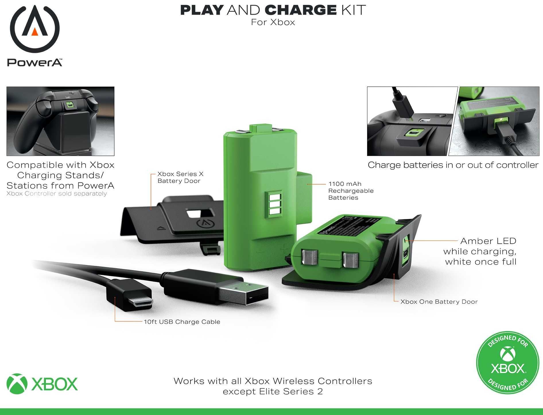 PowerA XS XO Akumulatory Play and Charge kit Xbox