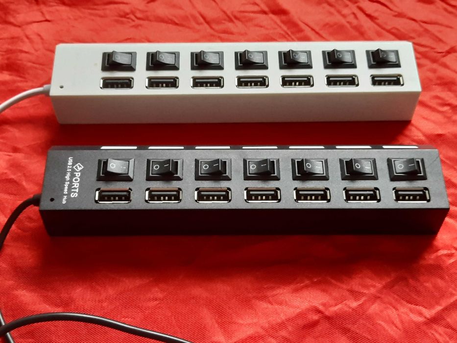 USB-разветвитель на 7 портов, 2 шт.
