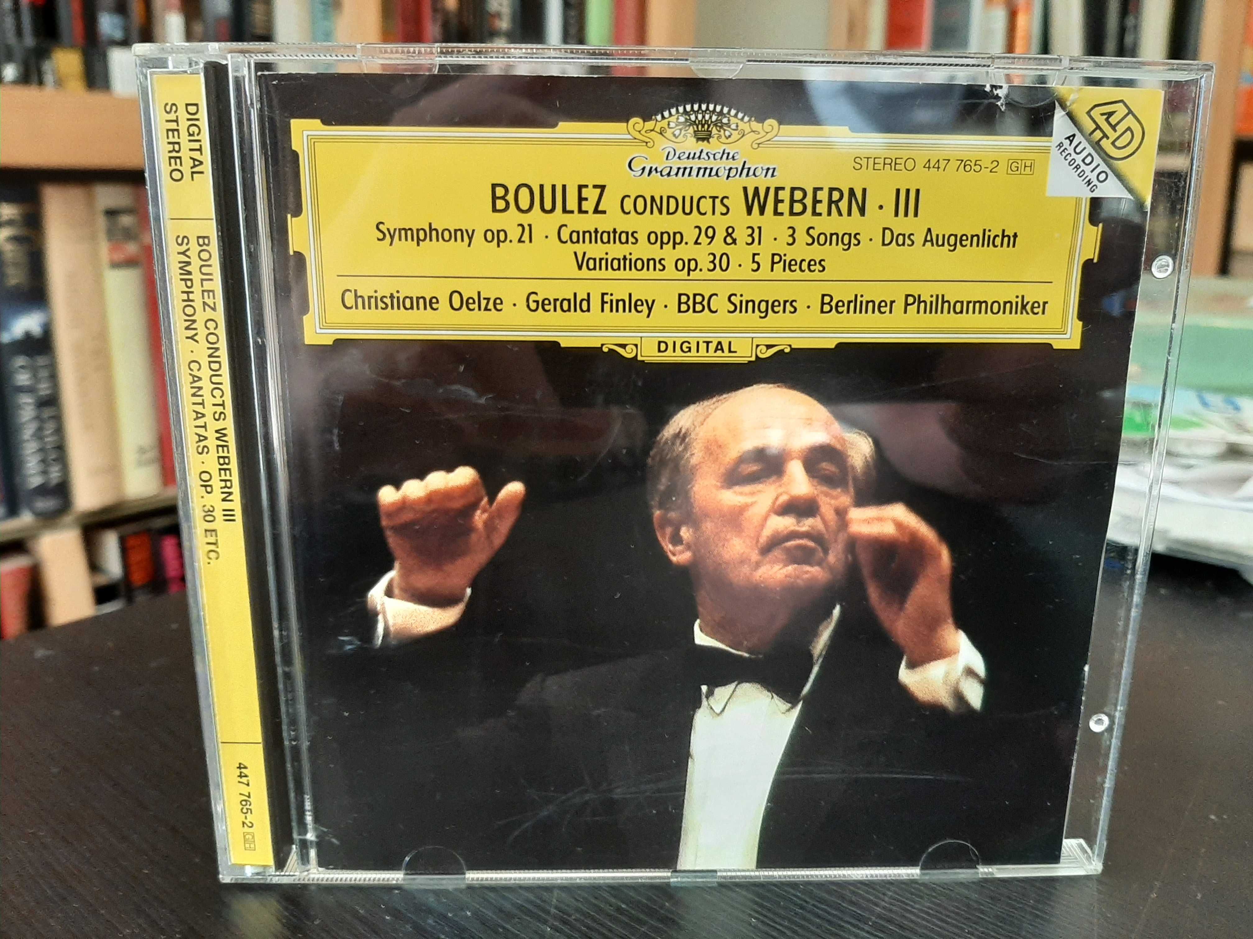 Anton Webern – Boulez Conducts Webern III: Sympony, Cantatas, Songs...