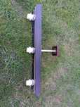 Lampa sufitowa 3 trzy punktowa nowoczesna drewno metal drewniana