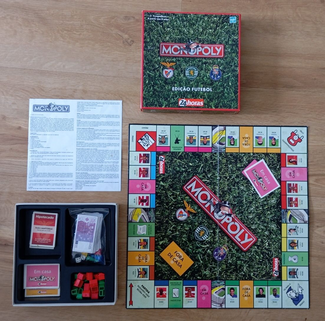 Monopoly SLB, SCP, FCP edição 2002 by Hasbro
