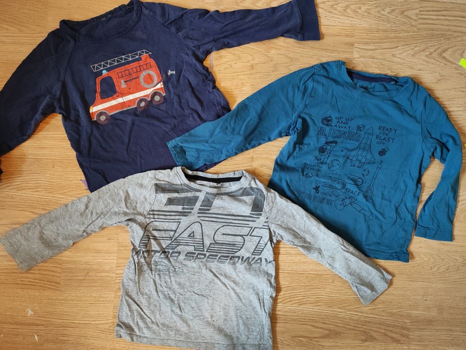 Koszulki z długim rękawem rozmiar 98/ 104