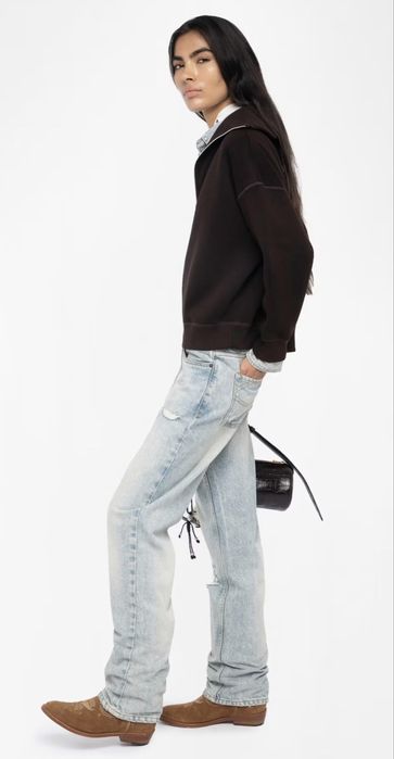 Толстовка с вышевкой Zadig & Voltaire