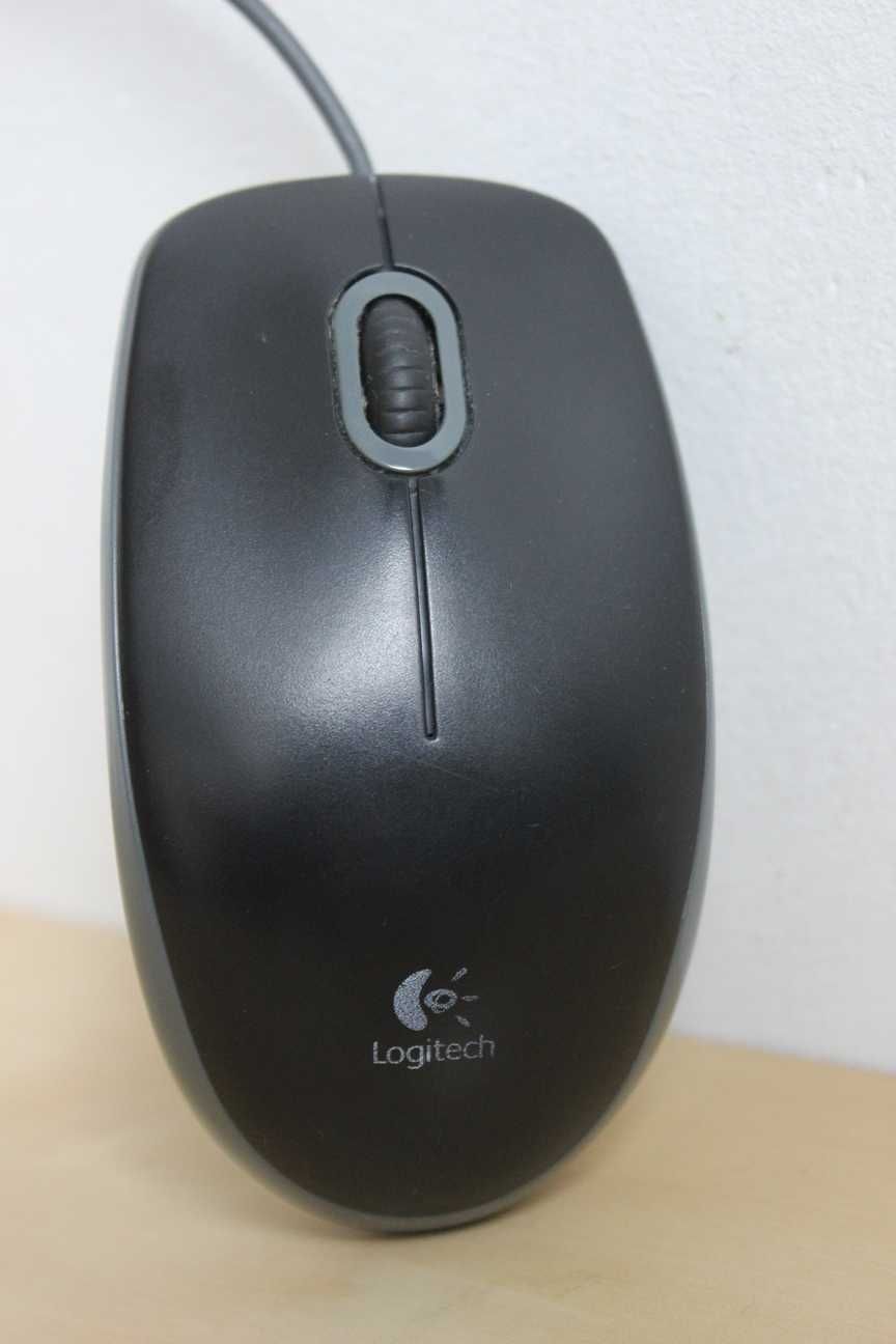 Logitech B100 - Mysz przewodowa USB do komputera