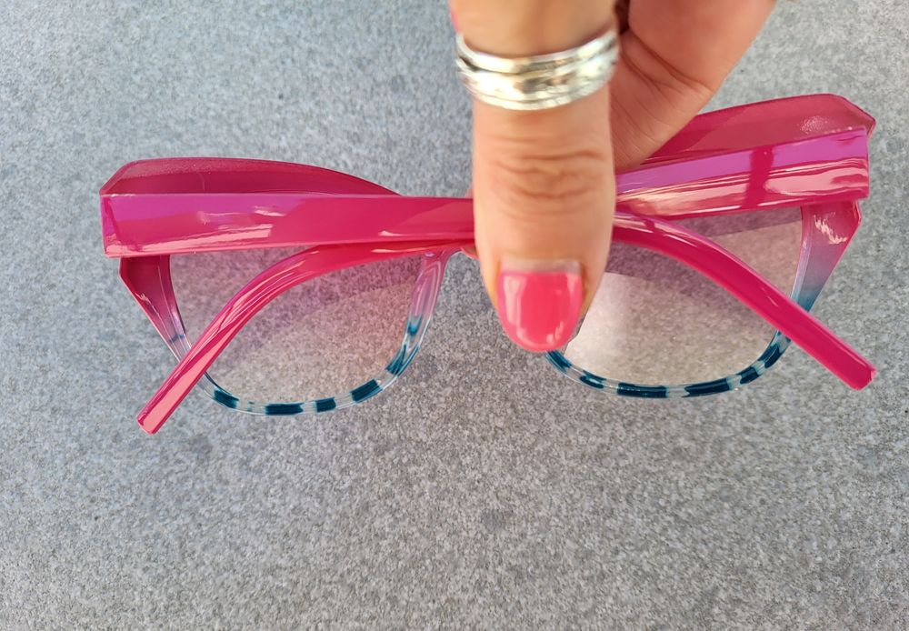 Damskie okulary przezroczyste