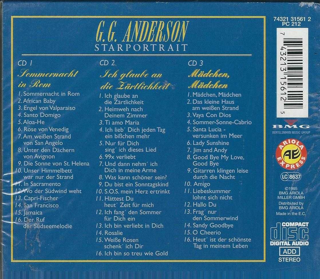 3 CD G.G. Anderson - Star Portrait (1995)