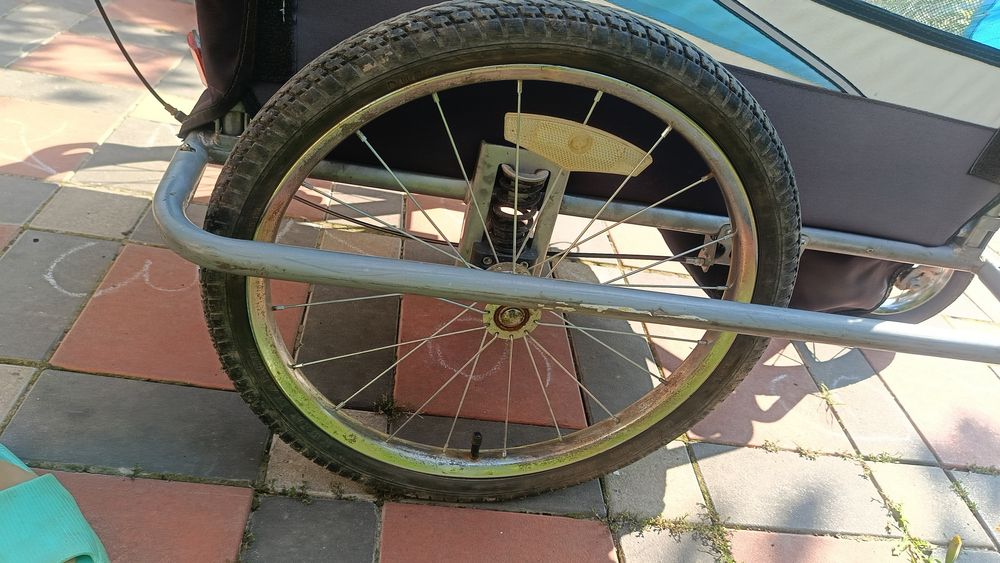 велоколяска, велопричіп, коляска для двійні