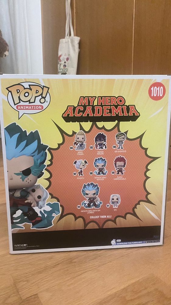 Funko Pop My Hero Academia Infinite Deku with Eri Jumbo Sized Pop 10"