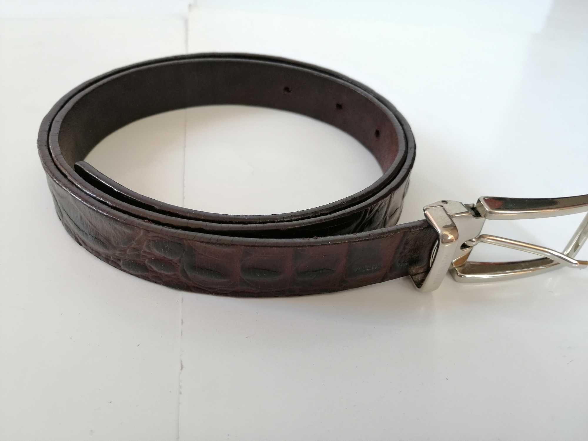 wittchen croco pasek damski brazowy S / M