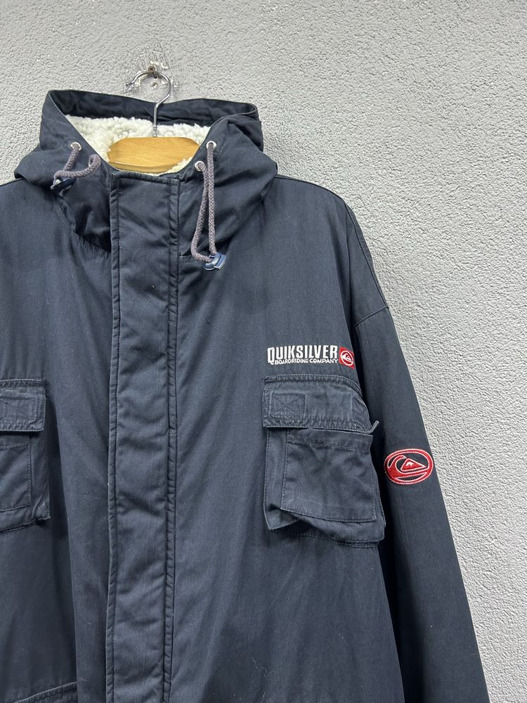 Куртка Quiksilver XL чоловіча парка шерпа red bull bwa