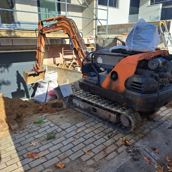 Mini escavadora fiat hitachi