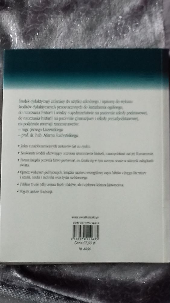 Książka tablice historyczne