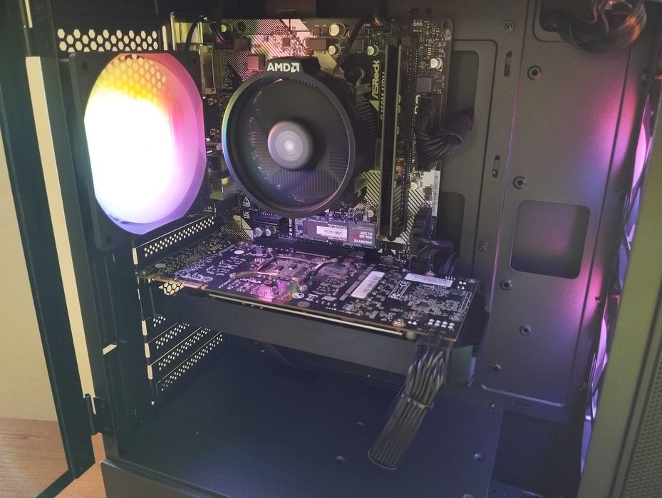 Komputer do gier gamingowy Ryzen 5 GTX DDR4 SSD Win 11