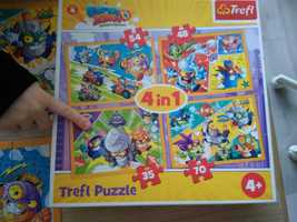 Puzzle super zings zestaw