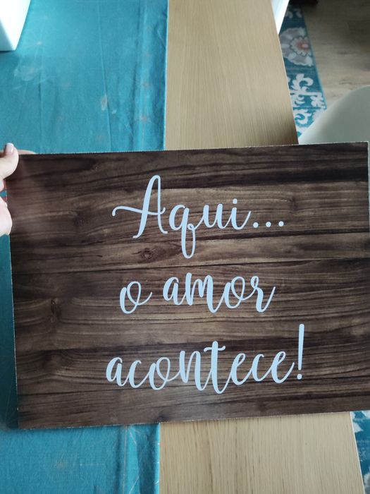 Vendo placas para casamento