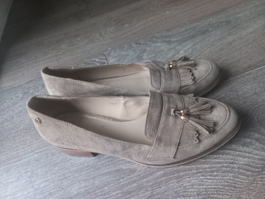 Zamszowe mokasyny Venezia r. 39