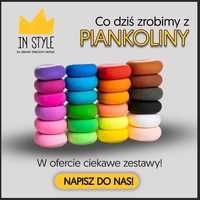 Magiczna piankolina masa plastyczna plastelina ciastolina