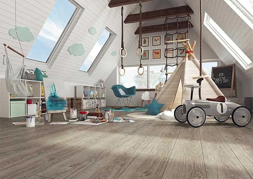 Panele podłogowe laminowane SWISS KRONO Dąb Dove D40034 AC5/8 mm