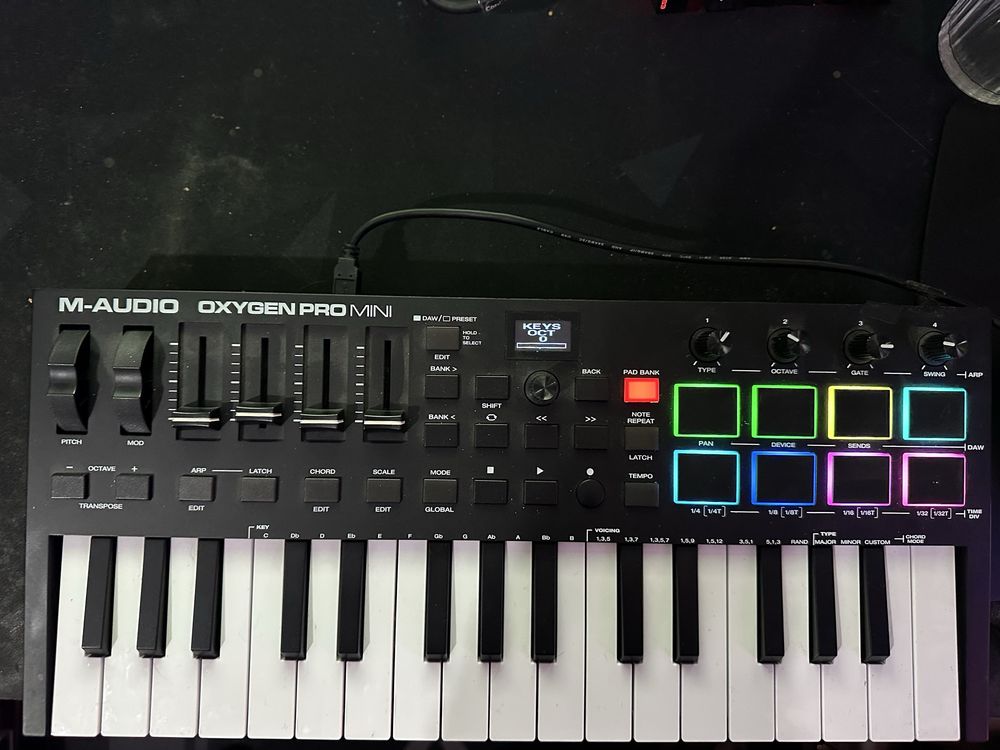 M-audio oxygen pro mini