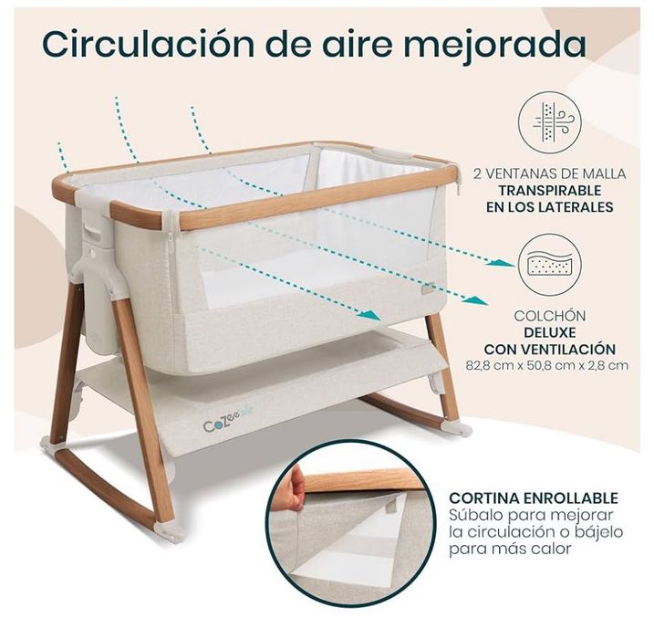 Baby cosleeper Tutti Cozee beige new