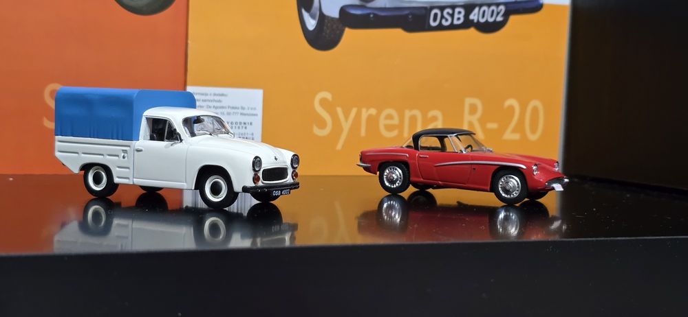 Syrena Sport Kultowe Auta PRL-u 1;43.