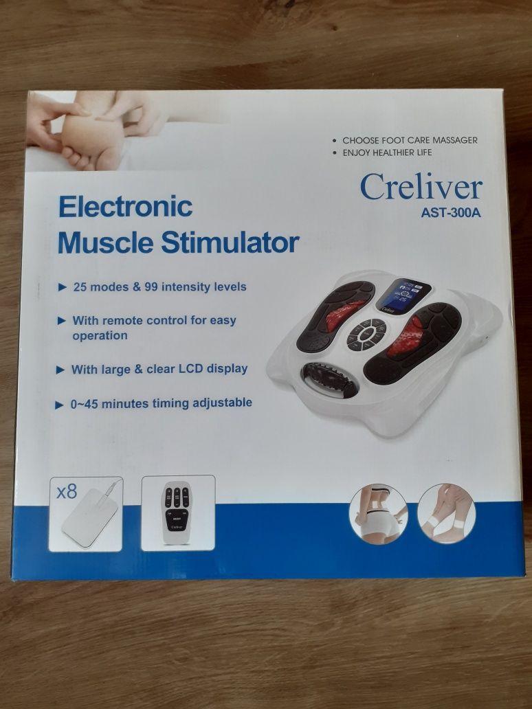 Masażer Prądy EMS Ostroga Piętowa Creliver-AST-300A