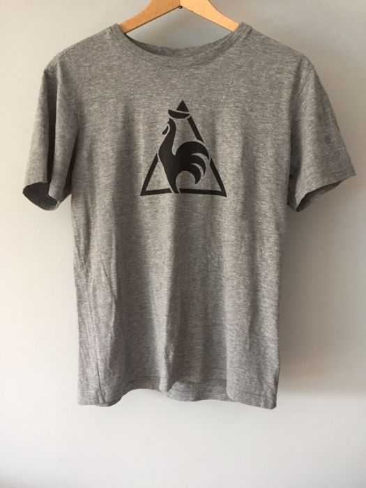 Koszulka Tshirt szara bawełna damska rozmiar S Le Coq Sportif