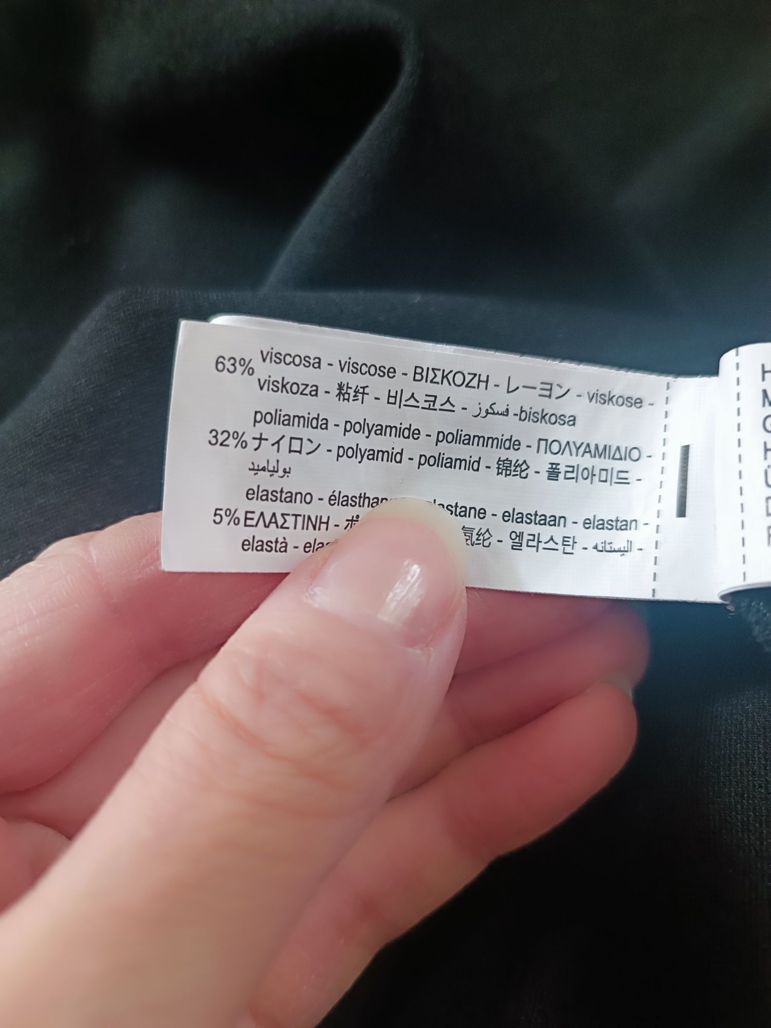 Długa czarna sukienka damska Zara r.M