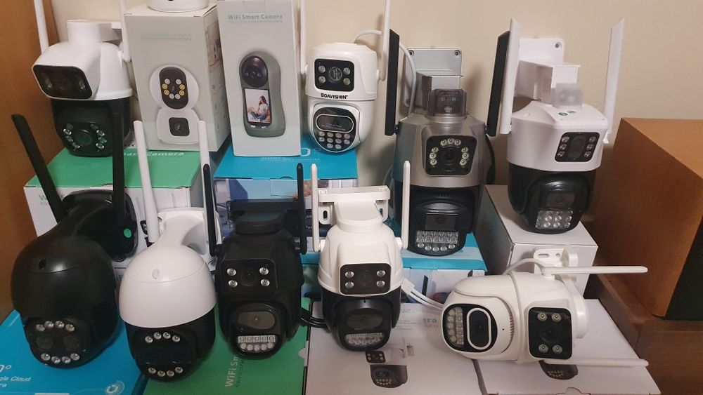 Подвійна IcSee PTZ 3/4/6/8мр IP уличная Wi-Fi камера XMEYE