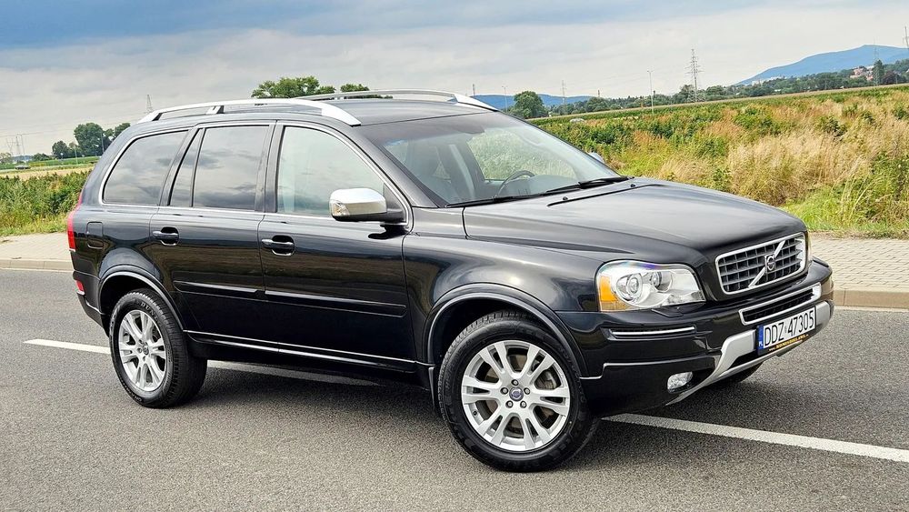 Volvo XC 90 2.4 D5 200KM Lift Xenony Ledy Skóra Nawi El. Grzane Fotele 7 Miejsc