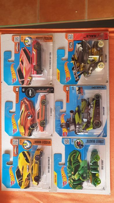 Hotweels antigos e raros - Embalagem/Blister intacto