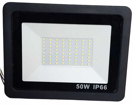 HALOGEN LED 50W naświetlacz 2 sztuki lampa IP66 4750lm=500W